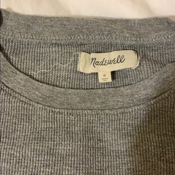 Madewell Heather Grey Thermal - Picture 2 of 3